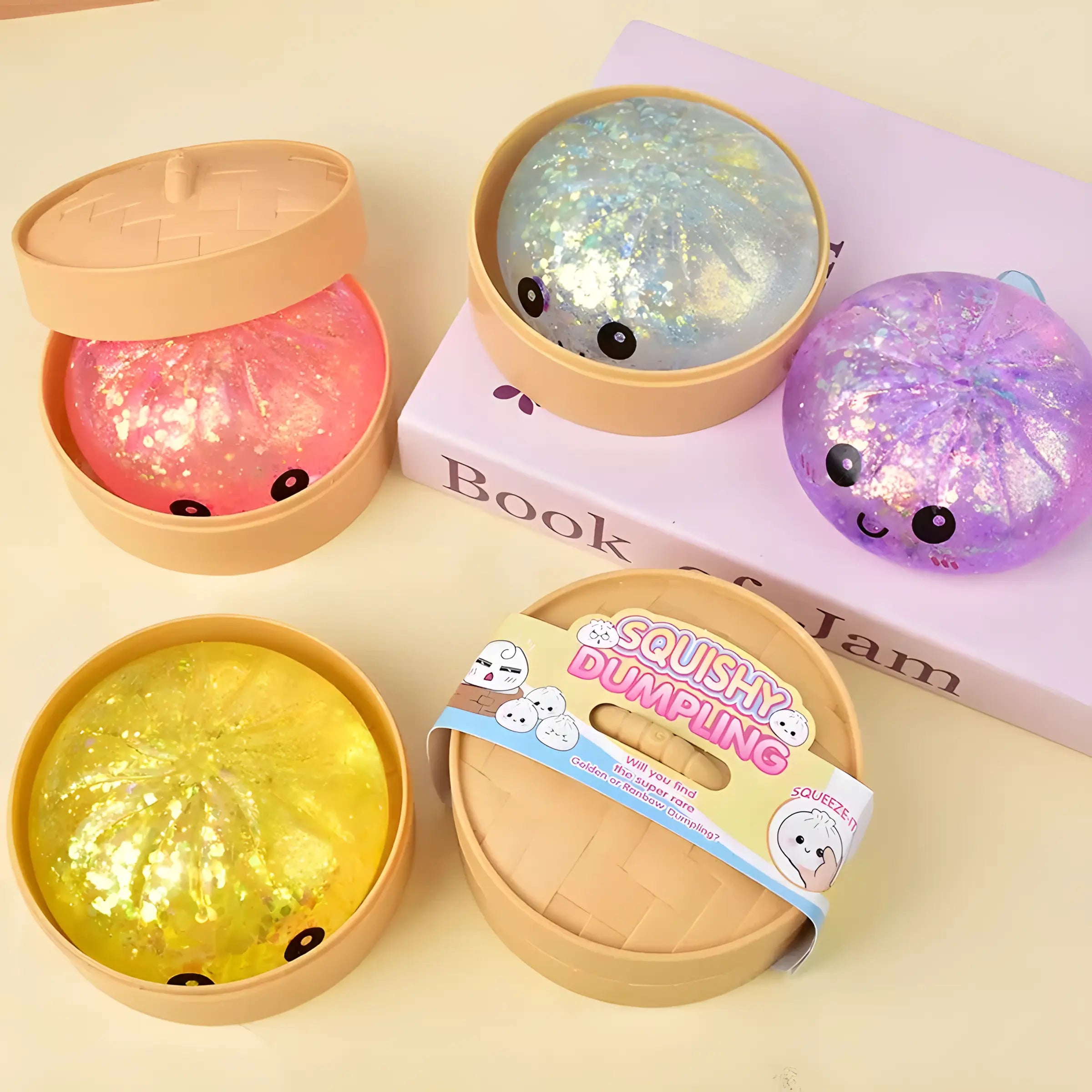 Glowing Crystal Dumpling Squishy