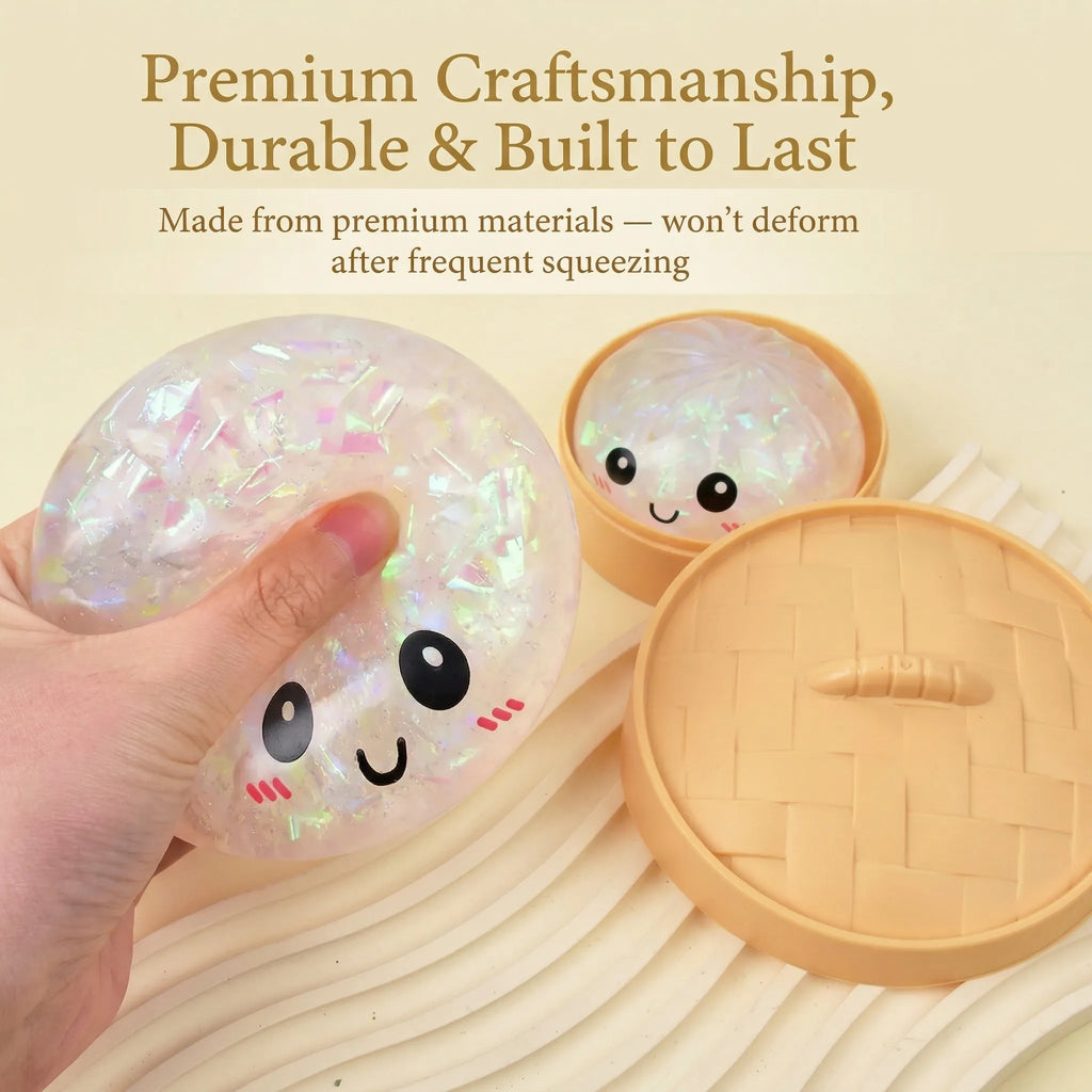 Glowing Crystal Dumpling Squishy