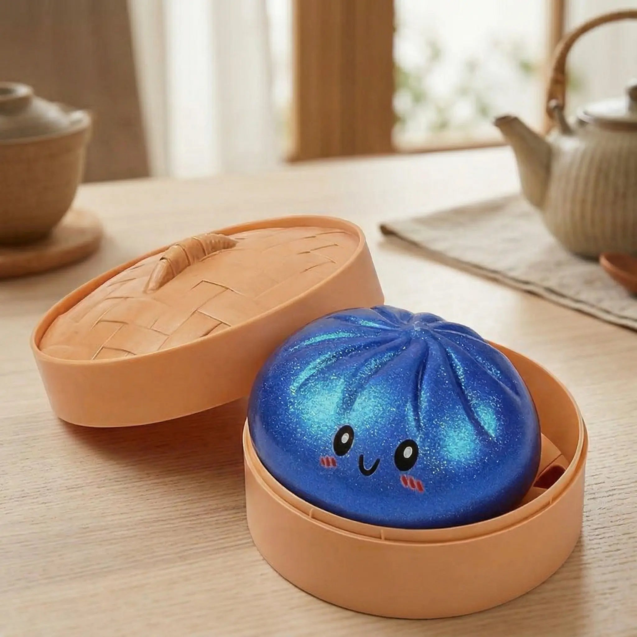 Glowing Crystal Dumpling Squishy