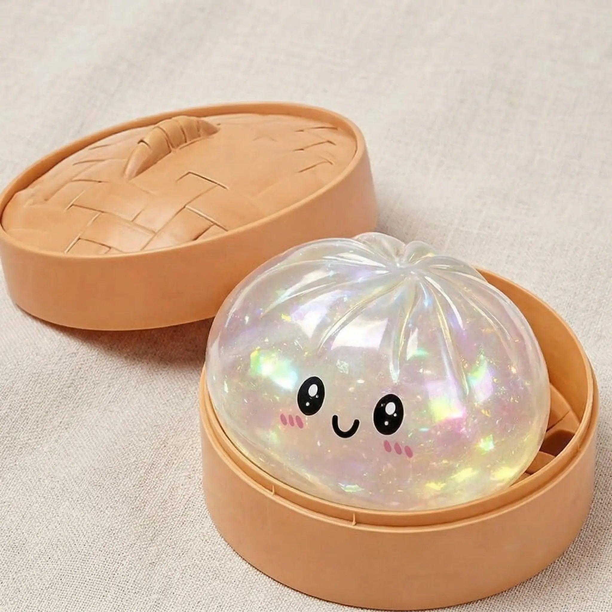 Glowing Crystal Dumpling Squishy